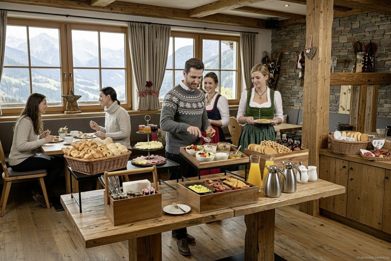 Buffetsystem "Nord"  Holzkasten 1/1 GN 4,5cm hoch (3)